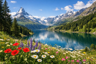 Roadtrips durch die Schweiz auf einer Karte